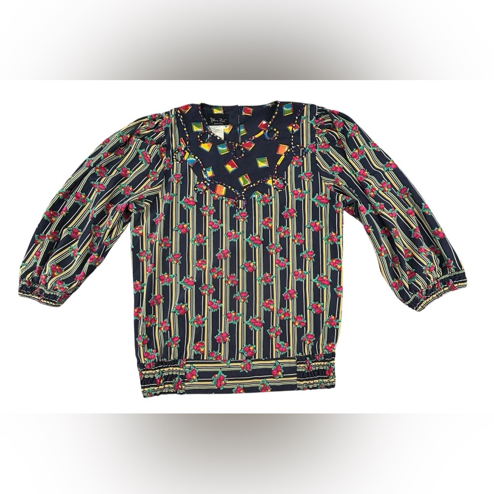 Diane Freis | Vintage 80's | Floral |‎ Women's Size Medium